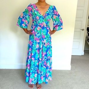 NWOT Lilly Pulitzer Long Maxi Summer Dress Size 4. Never worn!
